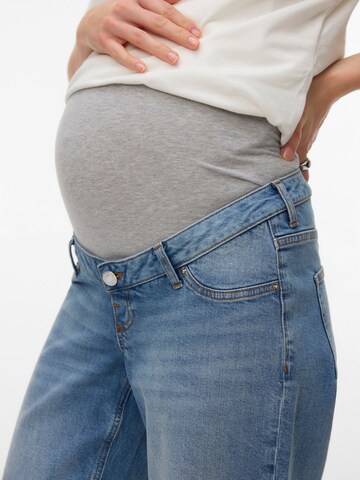 Vero Moda Maternity Wide Leg Jeans in Blau