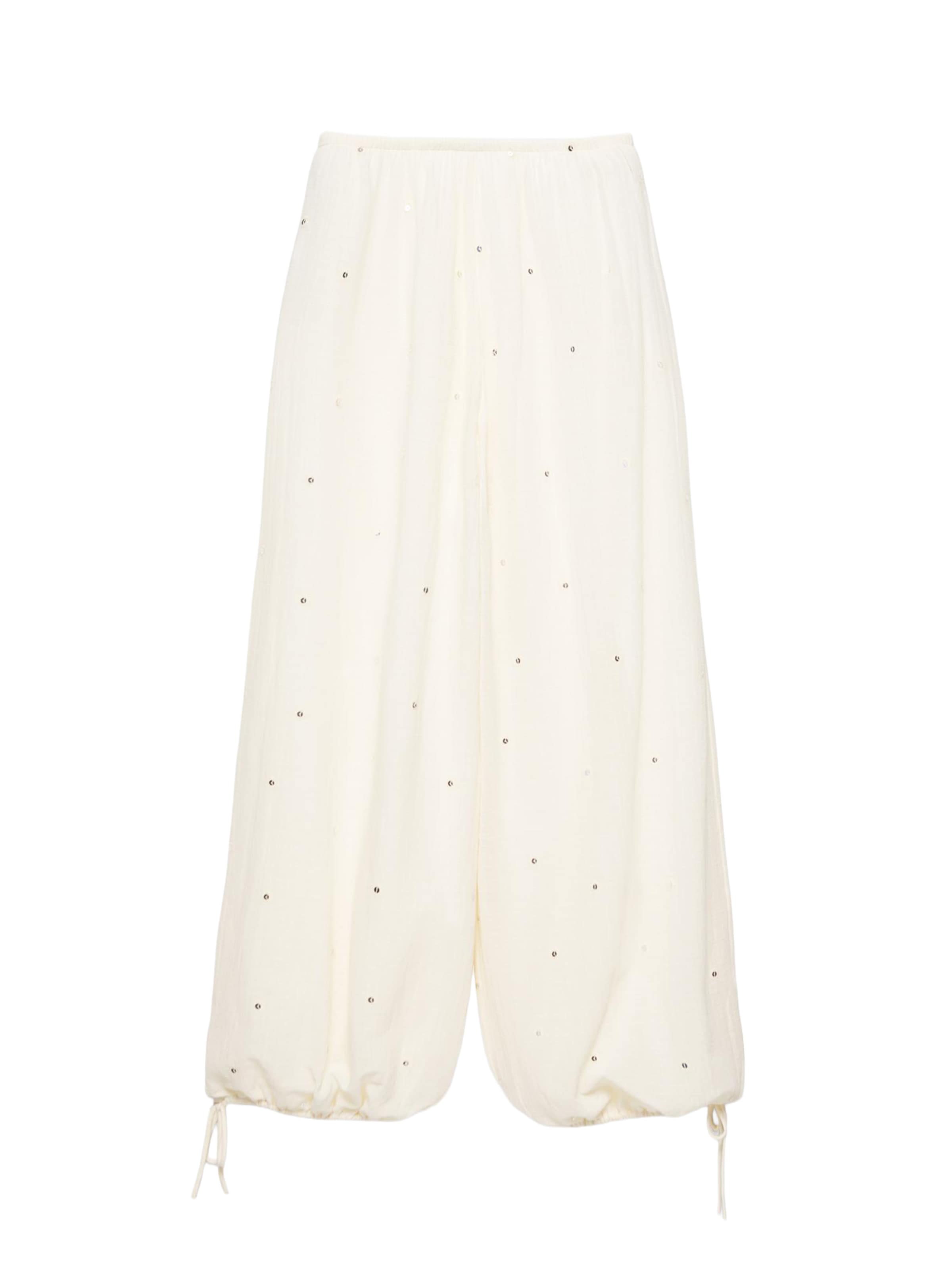 Pull&Bear Дънки Tapered Leg Панталон в жълто
