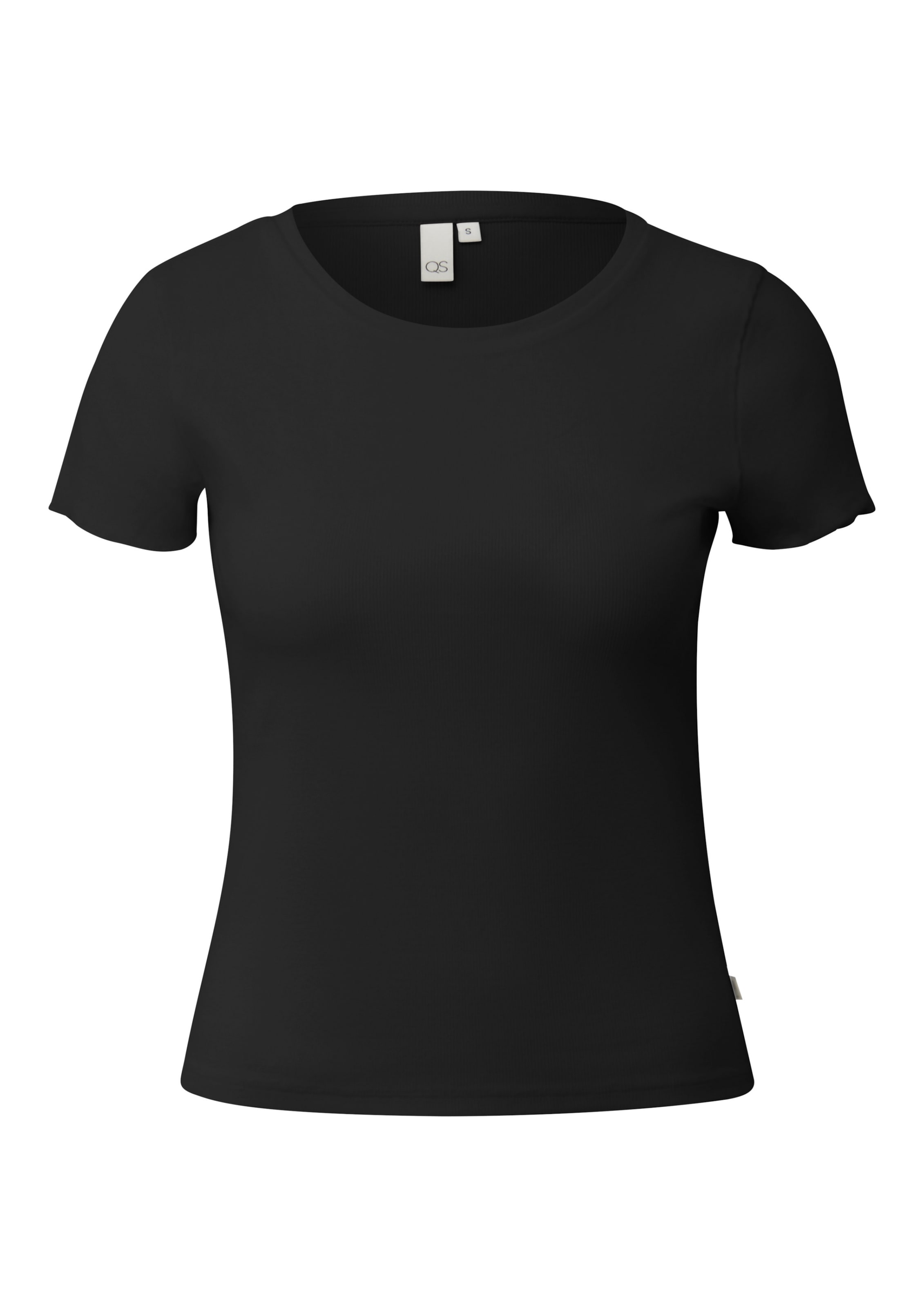 QS Shirt in Black: front