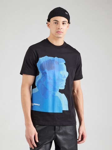 KARL LAGERFELD JEANS Shirt in Black: front