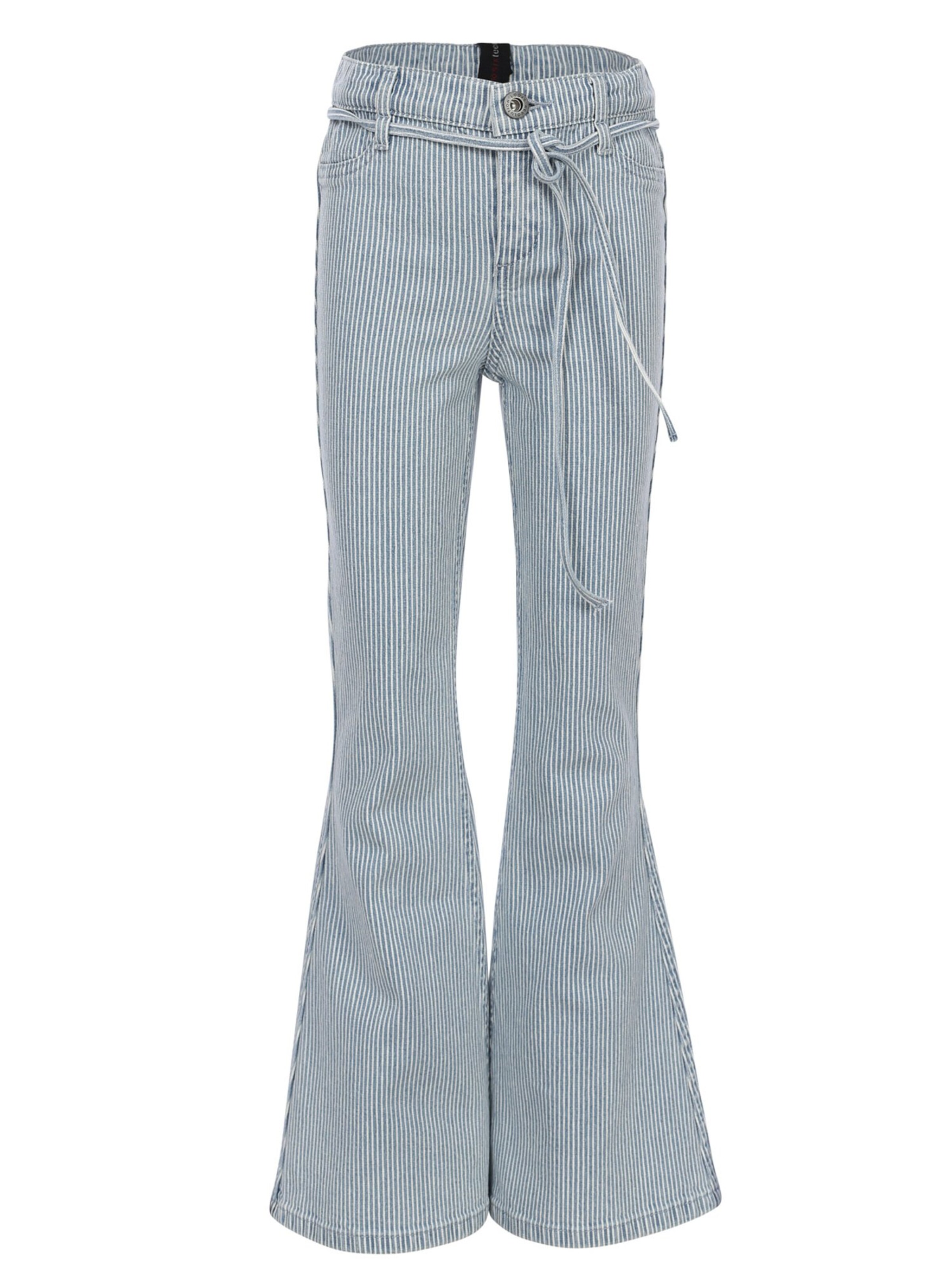 Looxs Revolution Flared Trousers in Blue: front