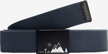 Mowmow Sportriem 'MowMow Belt - Canvas - Aluminum Buckle - 125 cm - Men - Women - Black' in Grijs: voorkant