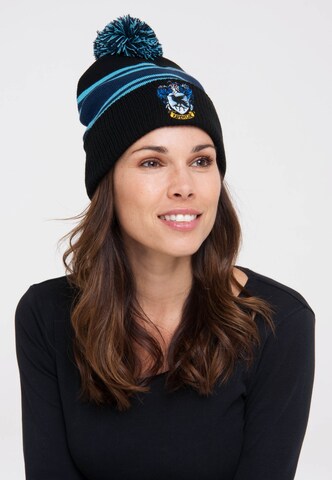 LOGOSHIRT Beanie 'Harry Potter - Ravenclaw' in Black
