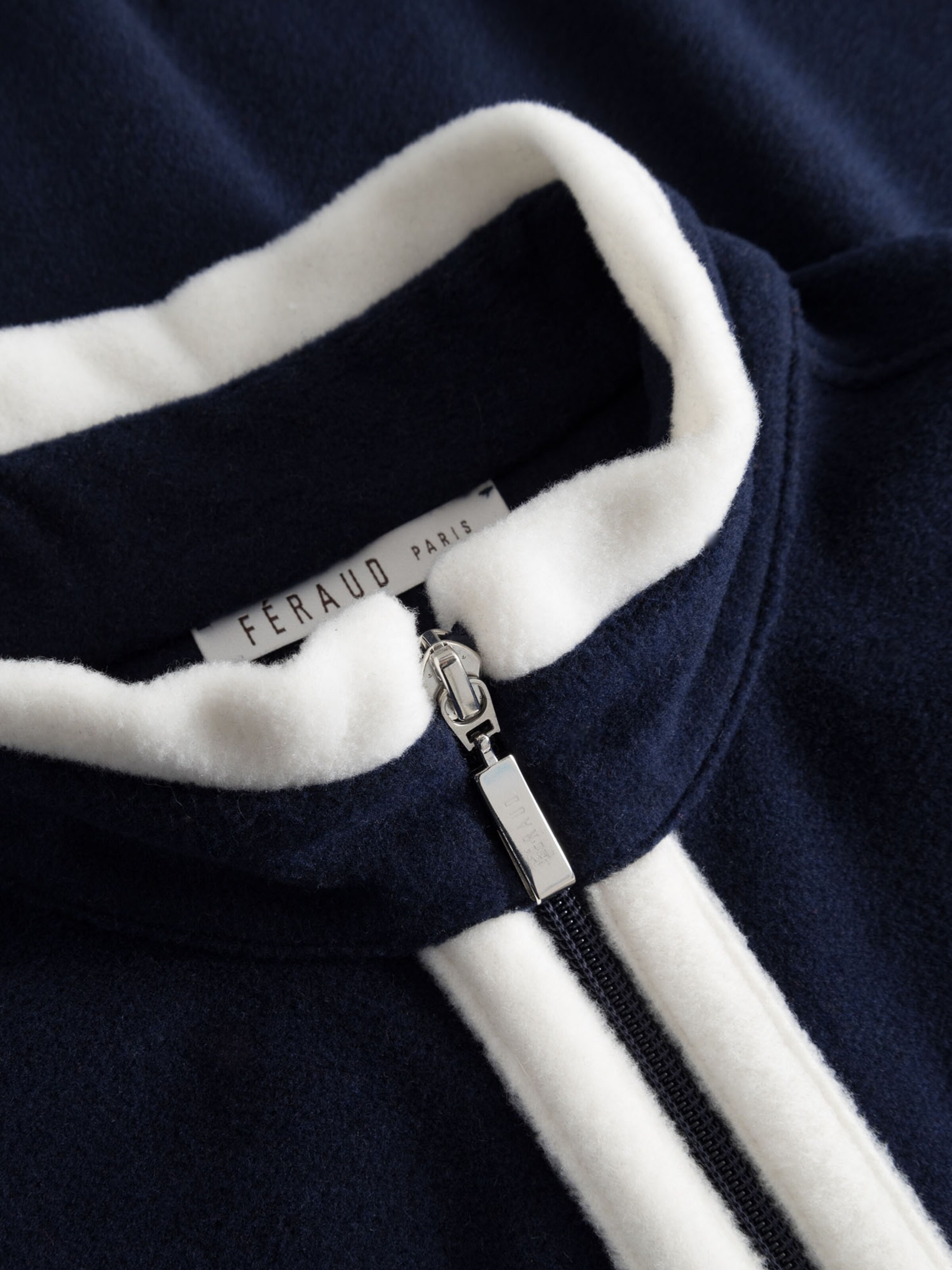 FÉRAUD PARIS Short Bathrobe ' Fleece ' in Blue