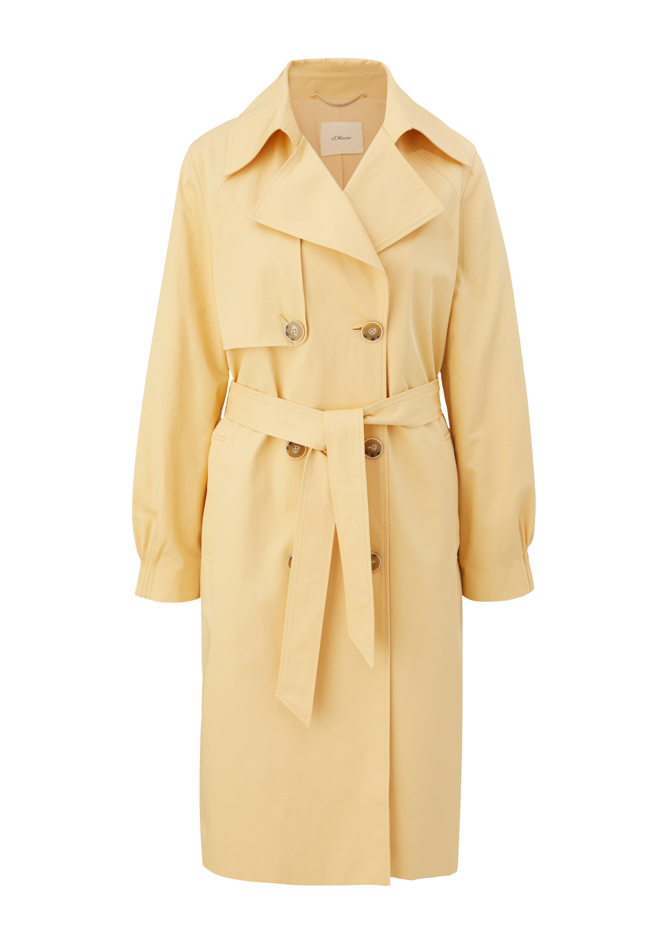 Manteau mi-saison s.Oliver BLACK LABEL en jaune : devant