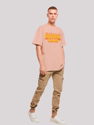 F4NT4STIC Shirt 'Stranger Things Netflix TV Series'' in Oranje