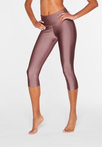 LASCANA ACTIVE - Skinny Calças de desporto em rosa