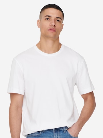 Only & Sons Shirt 'MAX' in White