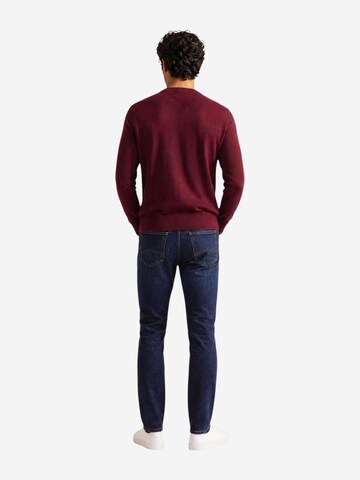 TOMMY HILFIGER Tricot 'PIMA ORG CTN CASHMERE MW0MW28046' in Rood