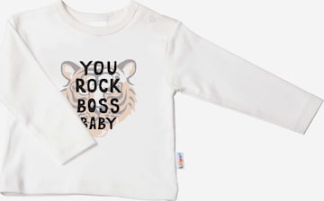 LILIPUT Shirt 'You Rock Boss Baby' in White: front