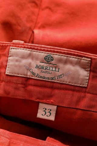 LUIGI BORRELLI NAPOLI Chino-Shorts 33 in Rot