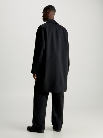 Calvin Klein Between-Seasons Coat in Black