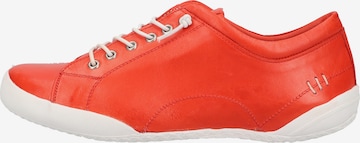 COSMOS COMFORT Athletic Lace-Up Shoes in Red: front