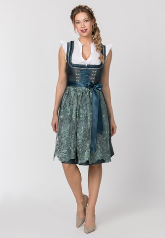 STOCKERPOINT Dirndl 'Laurena' in Grün: Vorderseite