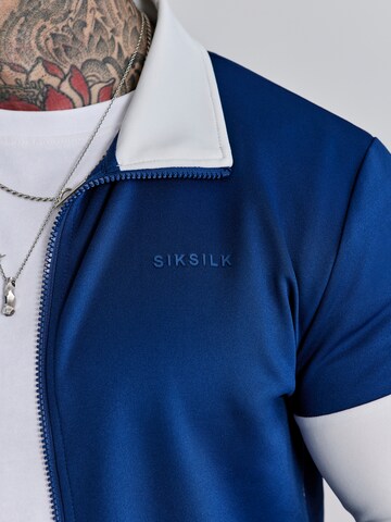 SikSilk Sweatjacke in Blau