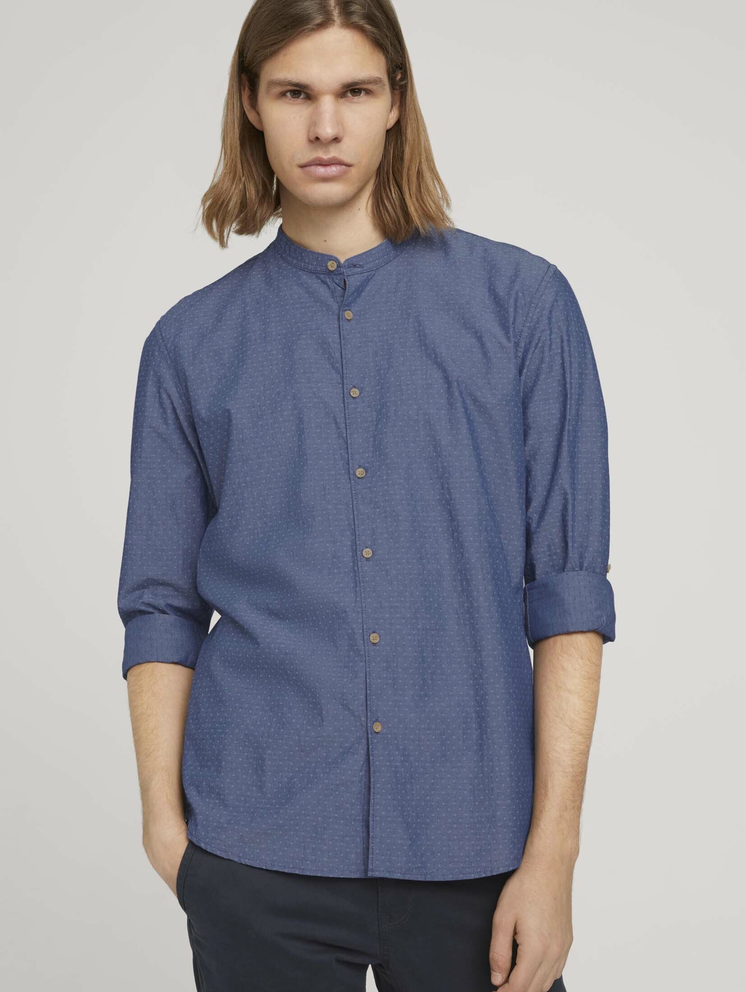 Männer Hemden TOM TAILOR DENIM Hemd in Blau, Indigo - RX32122 Männer Hemden TOM TAILOR DENIM Hemd in Blau, Indigo - RX32122