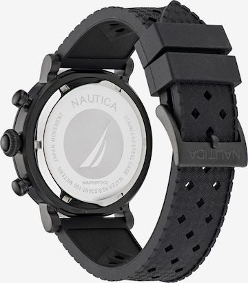 NAUTICA Analoog horloge 'Nautica' in Zwart