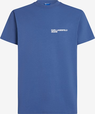 KARL LAGERFELD JEANSMajica ' SCHMAL GESCHNITTENES' - plava boja: prednji dio