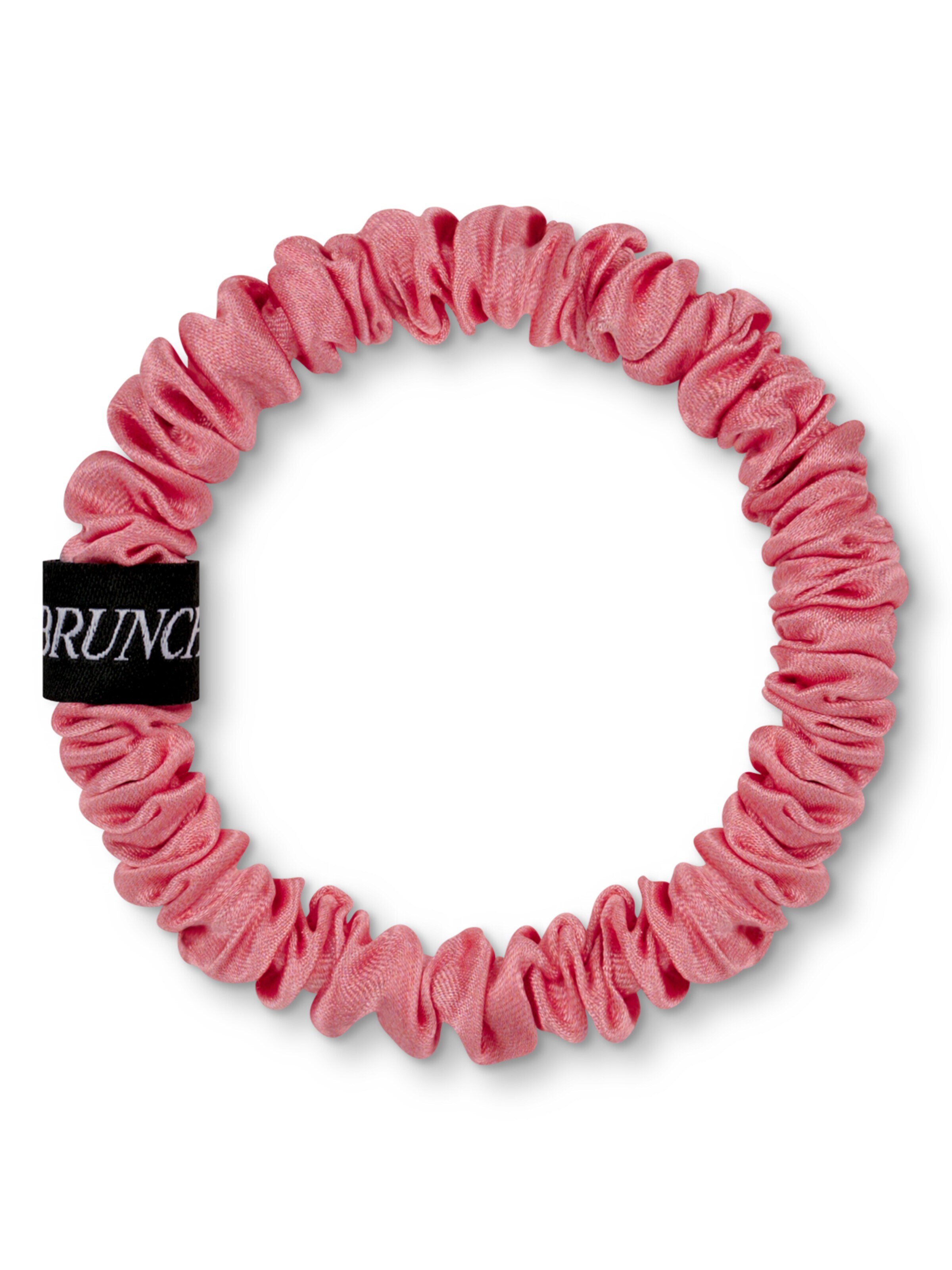 Ornement pour cheveux 'BRUNCHIES® Seiden Scrunchie "Modernes Altrosa" – schont dein Haar Tag für Tag' BRUNCHIES® en or : devant