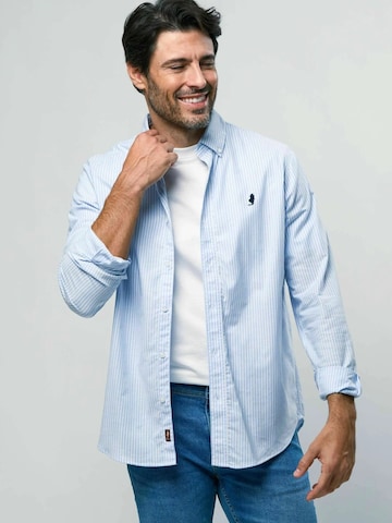 MCS Regular Fit Paita ' Greg ' värissä sininen: etupuoli