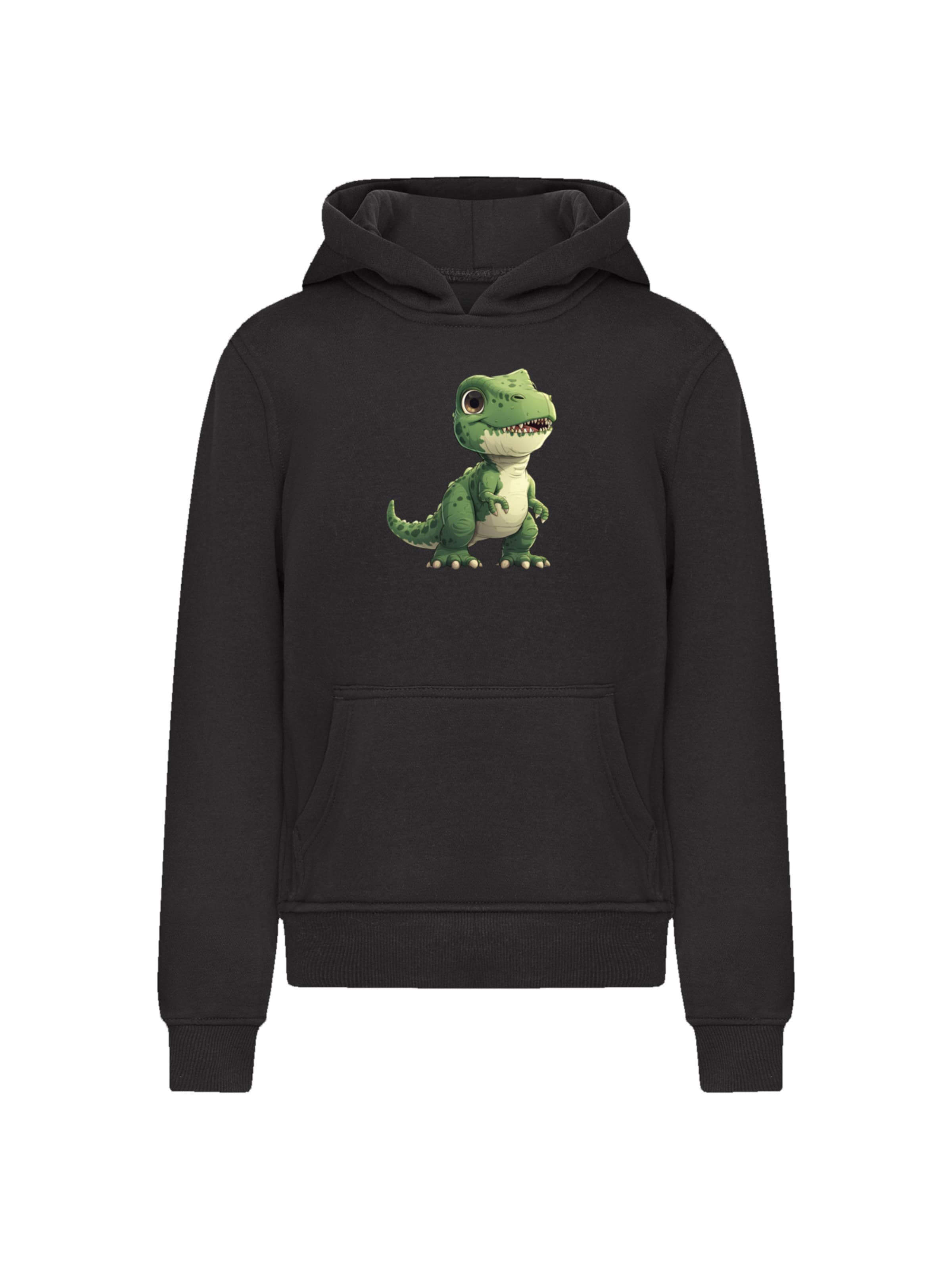 F4NT4STIC Sweatshirt 'Süßer grüner Dino' in Zwart: voorkant