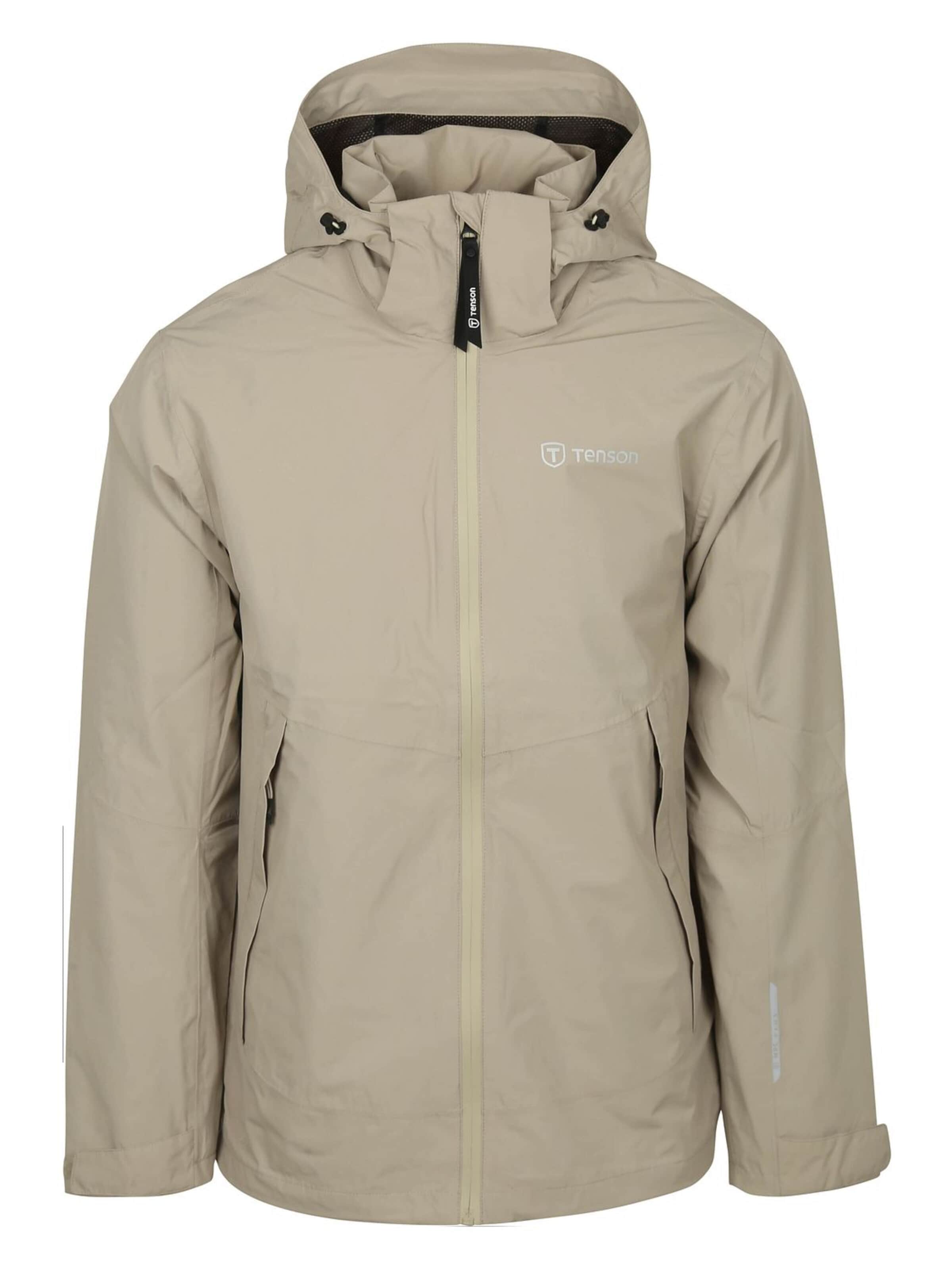 TENSON Winter Coat 'Winga' in Beige: front