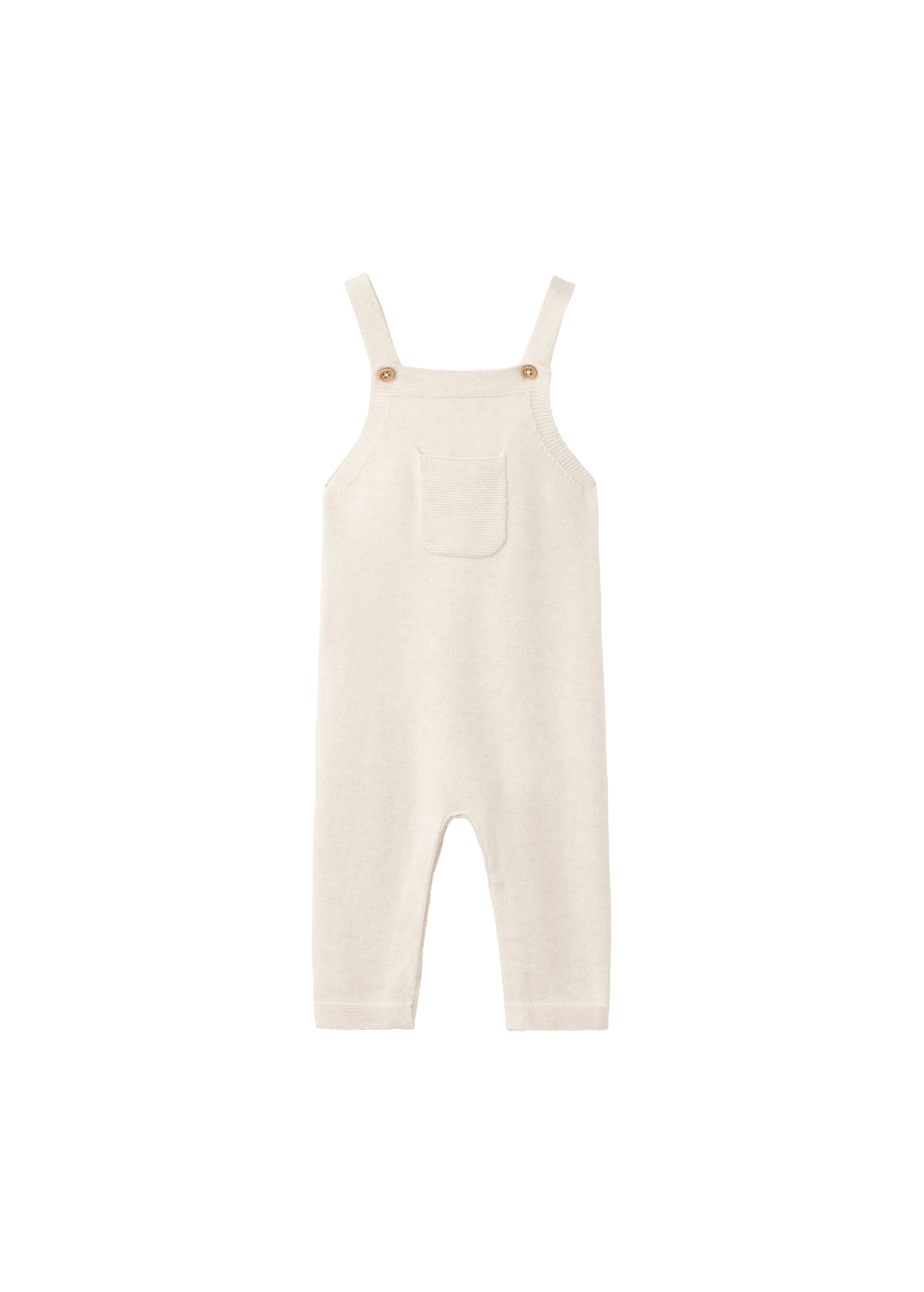 MANGO KIDS Regular Haalari 'DUNGAREES BREST3' värissä beige: etupuoli