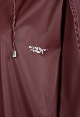 Weather Report Raincoat 'FLAME' in Red