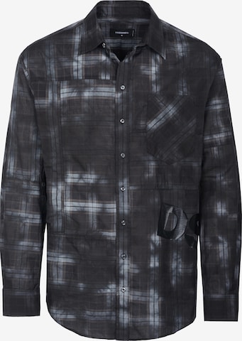 DS2 Shirt 'Dsquared2 Hemd' in Schwarz: Vorderseite