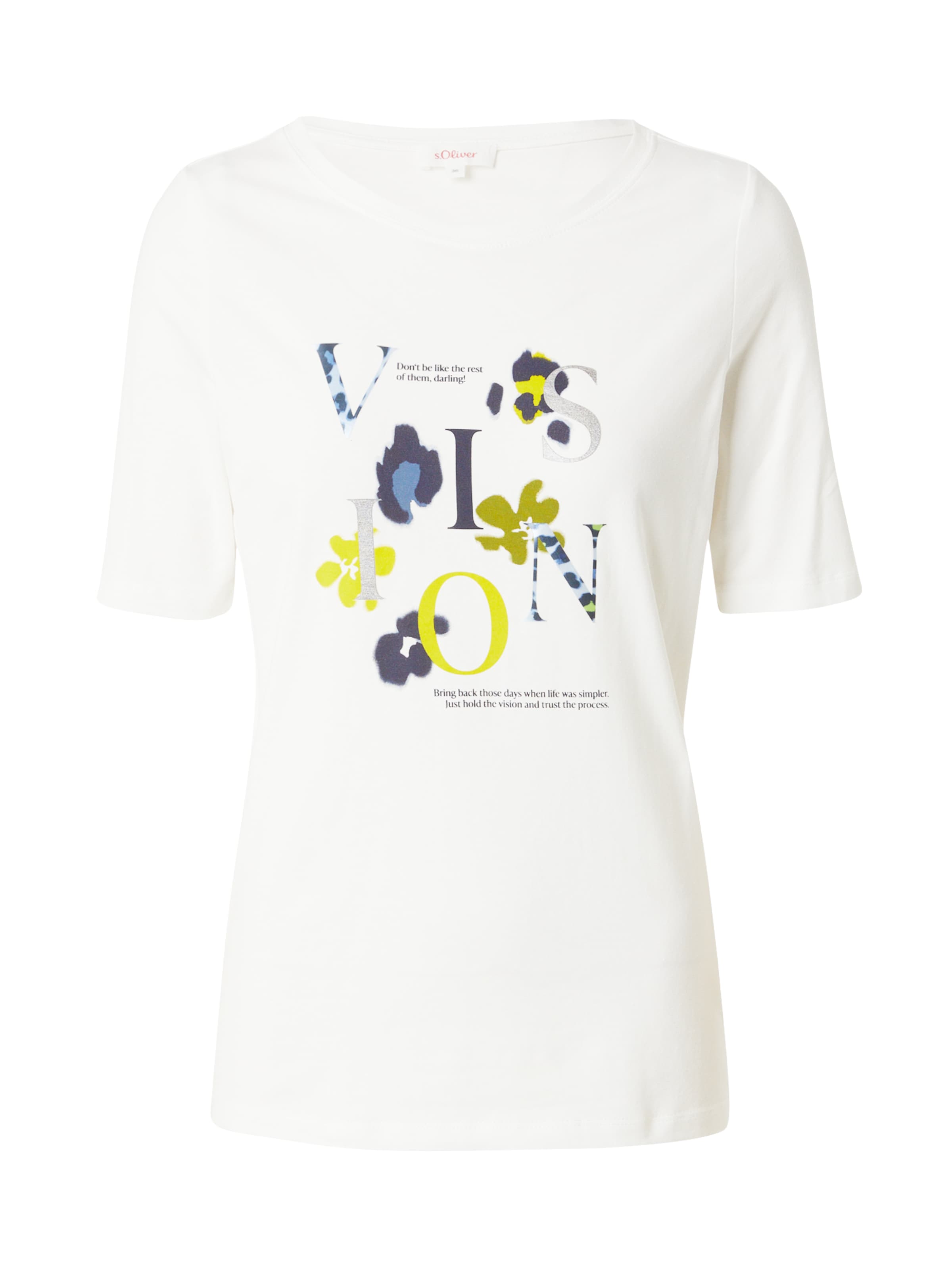 s.Oliver T-Shirt in Weiß: Vorderseite