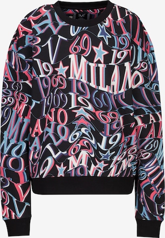 19V69 ITALIA Collegepaita 'Sinja' värissä musta: etupuoli