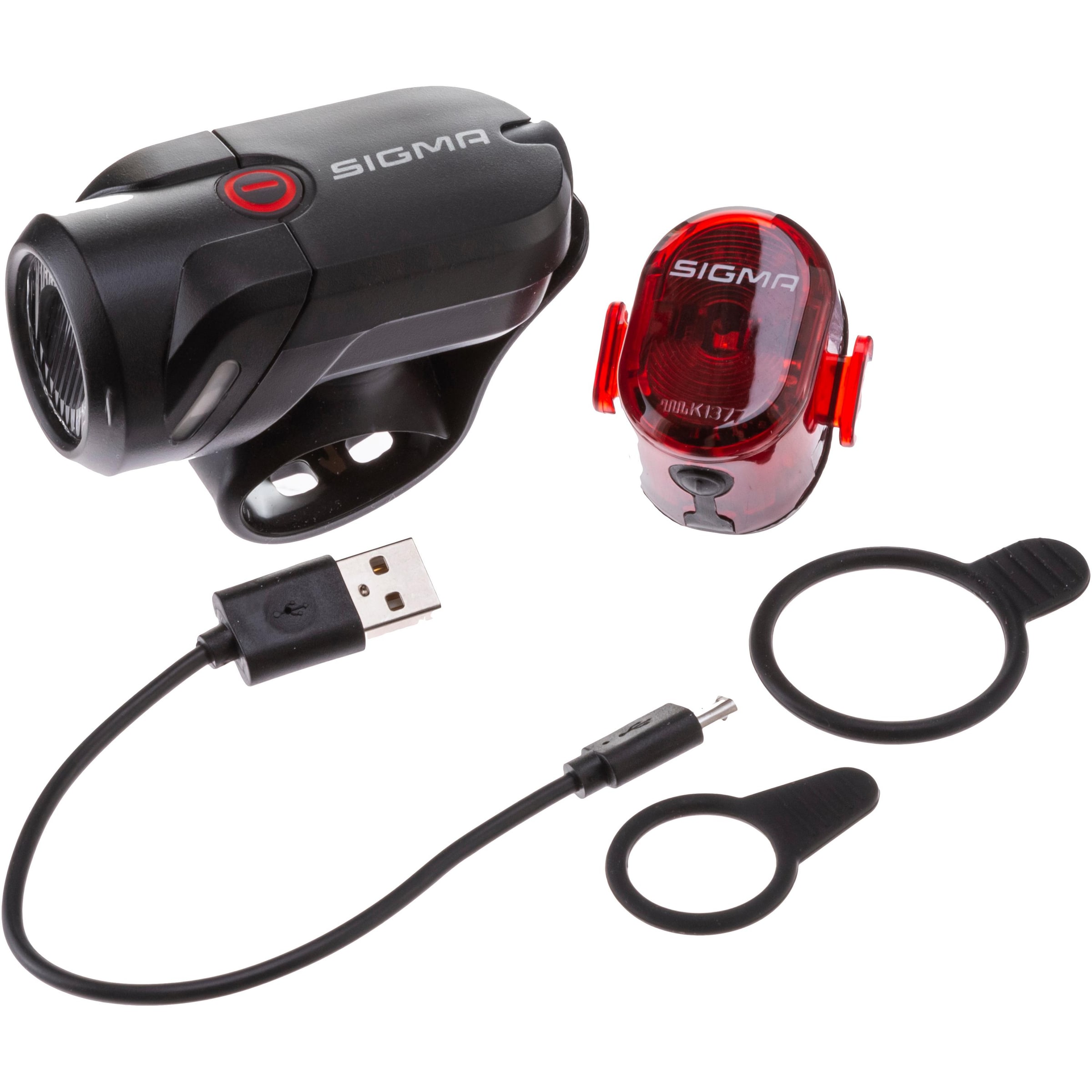 SIGMA Lamp 'AURA 35 USB  NUGGET II RL K-SET' in Red