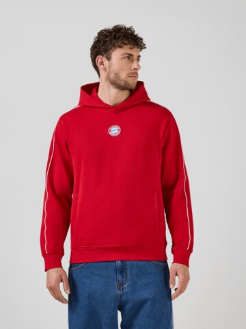FC BAYERN MÜNCHEN Hoodie 'Essentials' in Rot: Vorderseite