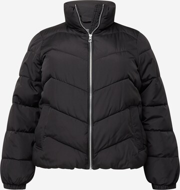 Vero Moda Curve Between-Season Jacket 'LIGA' in Black: front