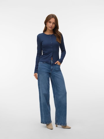 VERO MODA Gebreid vest in Blauw
