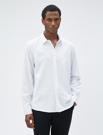 Koton Button Up Shirt in White: front