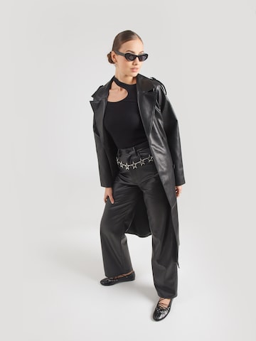 Manteau mi-saison Gina Tricot en noir