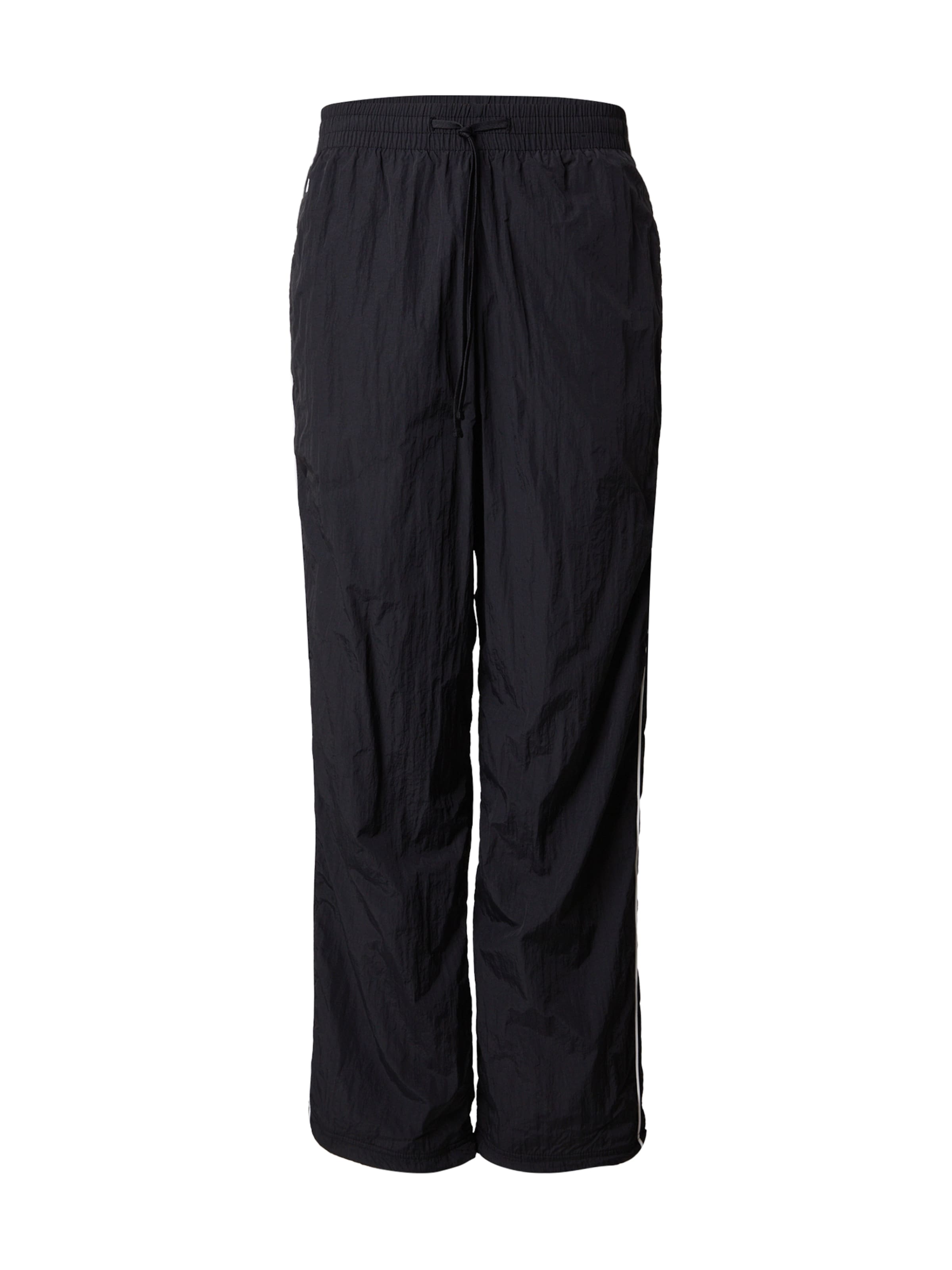 HOLLISTER Lużny krój Spodnie w kolorze czarny: przód