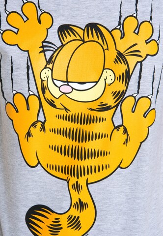 LOGOSHIRT Shirt 'Garfield – Scratches' in Grey