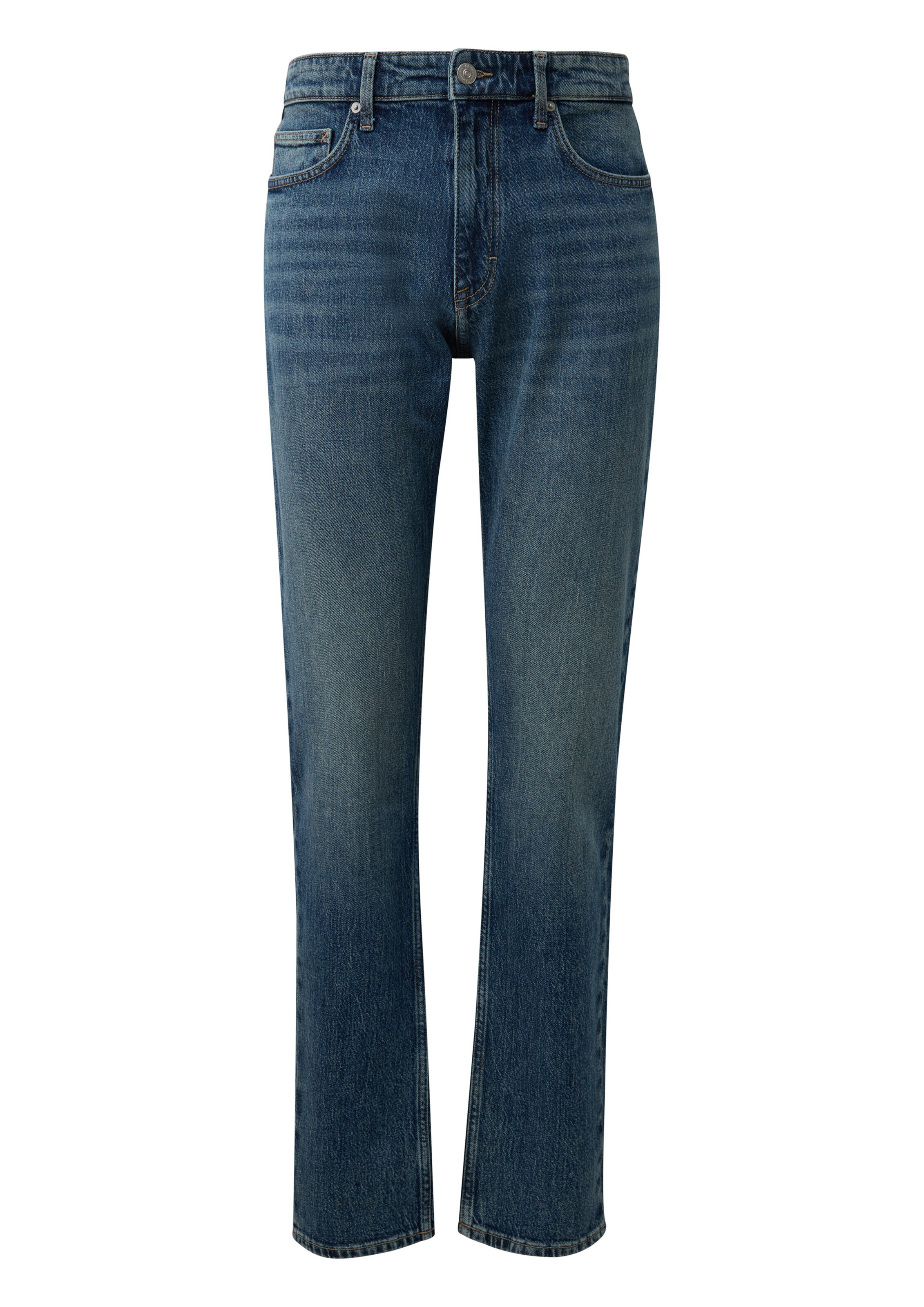 QS Jean 'Pete' en bleu denim, Vue avec produit