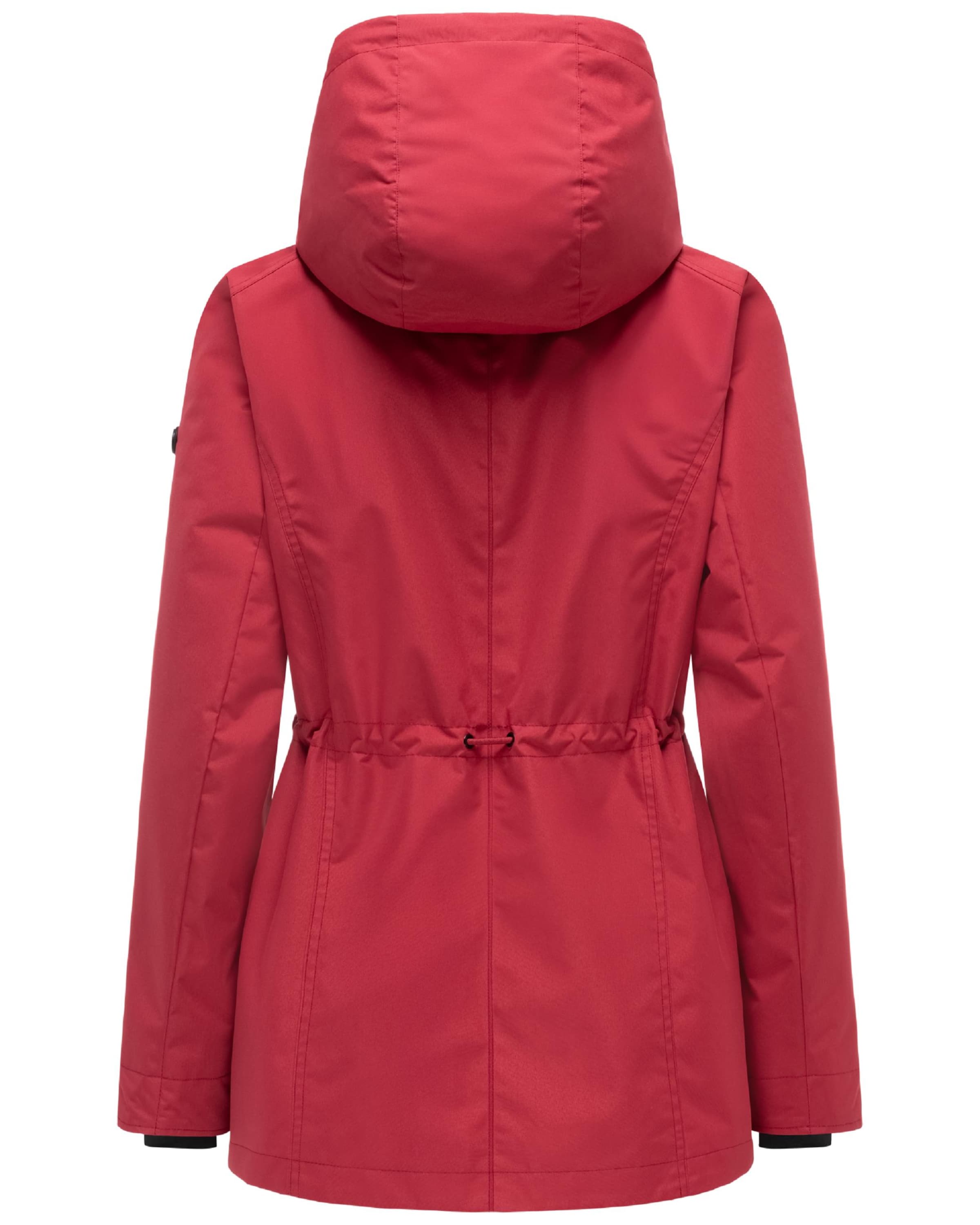 Parka mi-saison 'Bonbonparty 16' MARIKOO en rouge