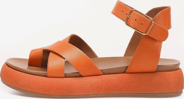 INUOVO Strap Sandals in Orange