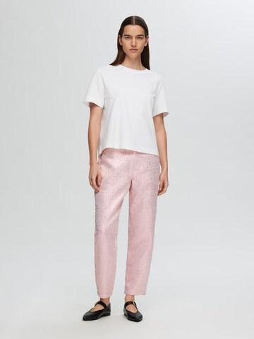 SELECTED Regular Broek in Roze