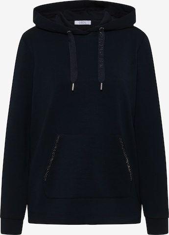 CECIL Sweatshirt in Blue: front