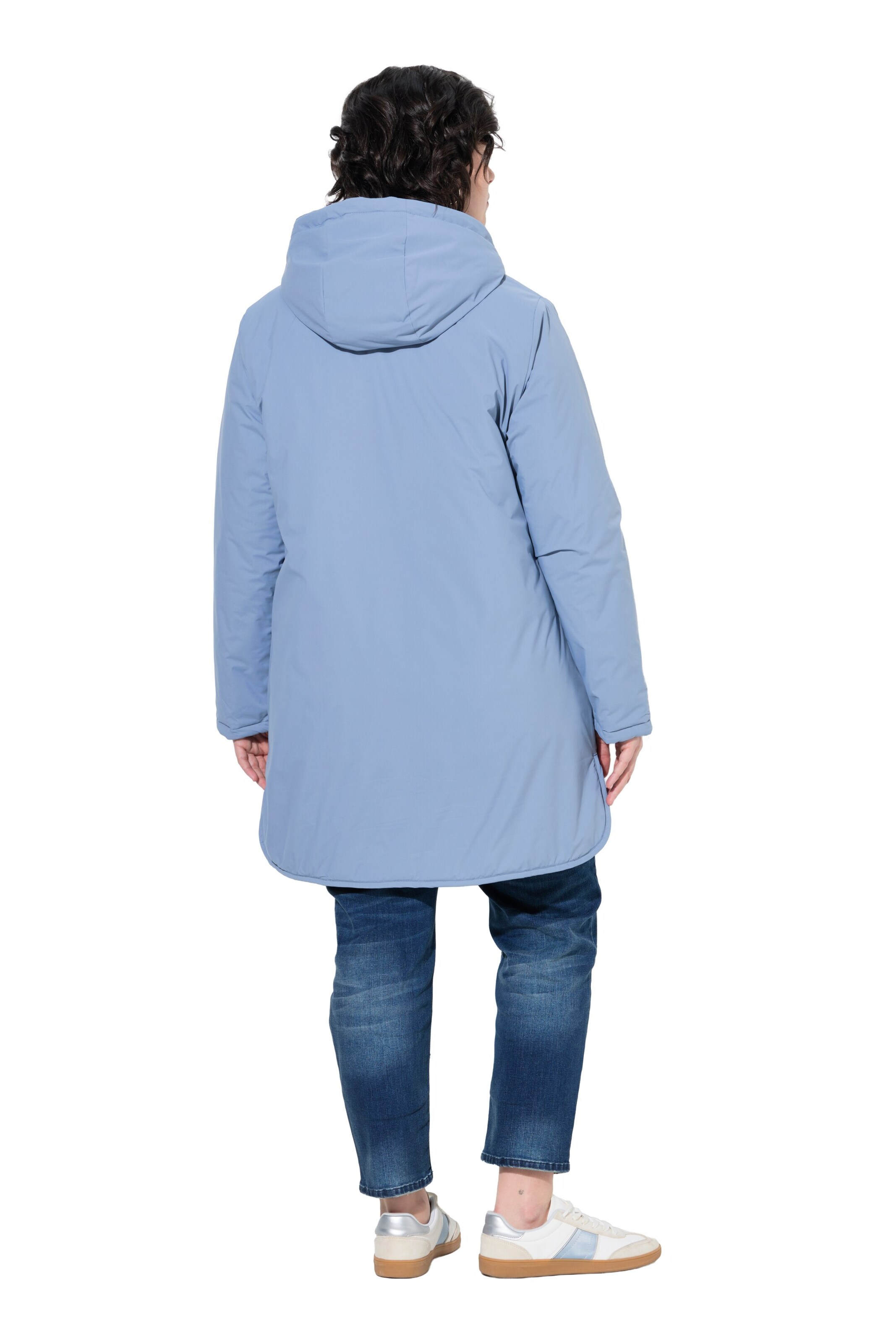 Ulla Popken Winterjas in Blauw