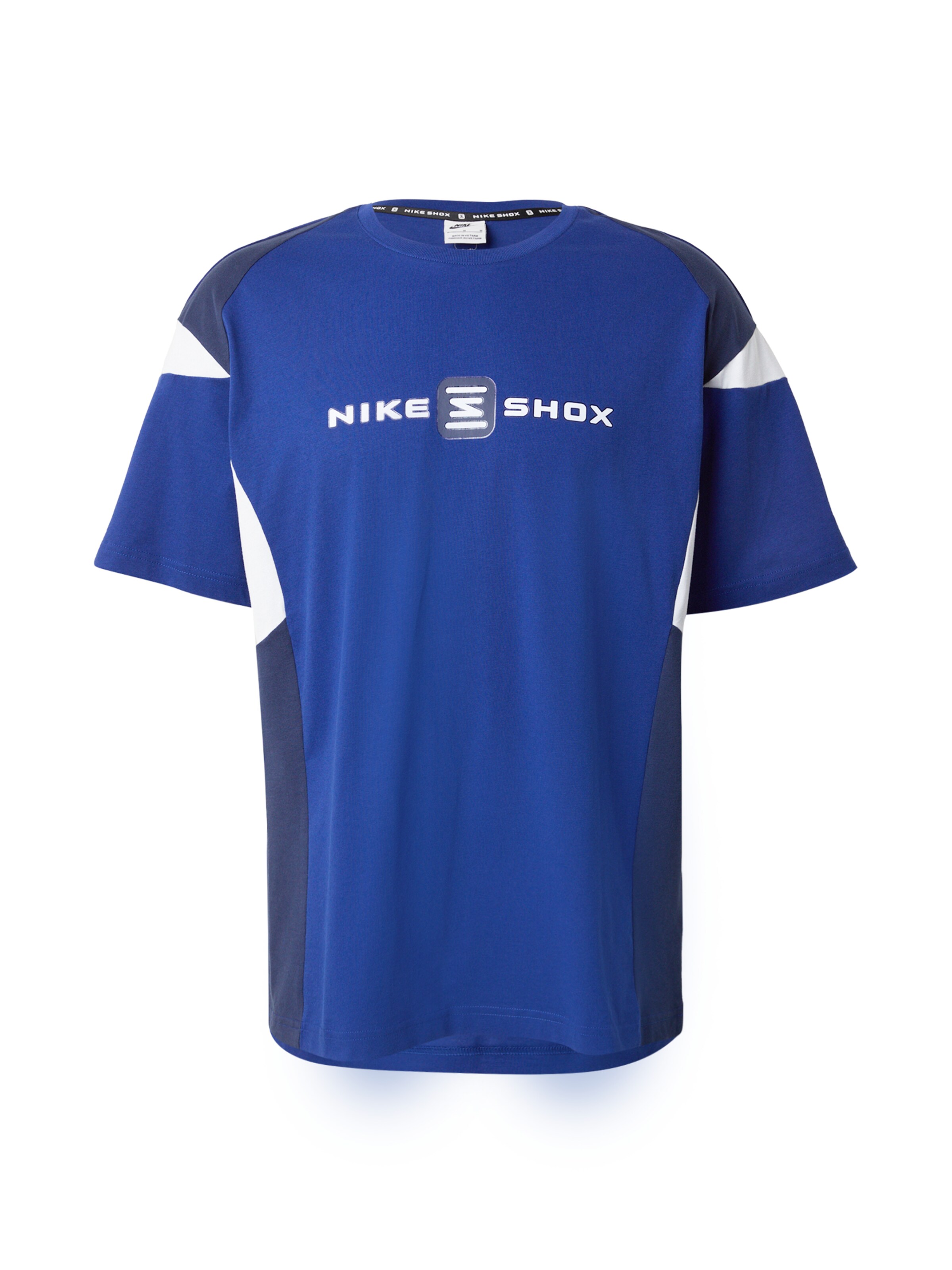 mėlyna Nike Sportswear Marškinėliai 'SHOX': priekis