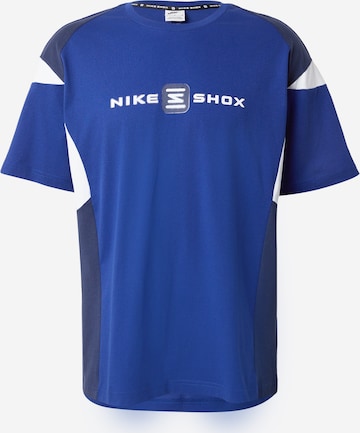 Nike Sportswear T-Shirt 'SHOX' in Blau: Vorderseite