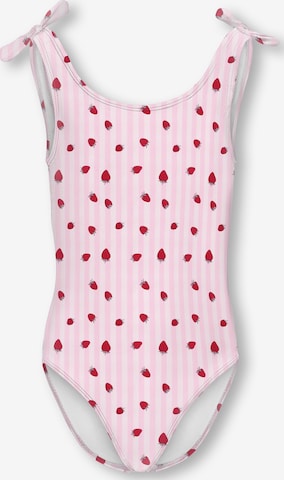 ONLY GIRLS Badeanzug 'KOGBEACH' in Pink: Vorderseite