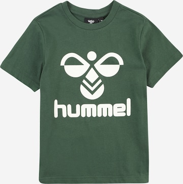 T-Shirt fonctionnel 'TRES' Hummel en vert : devant