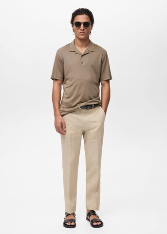MANGO MAN Shirt 'Carlp' in Brown